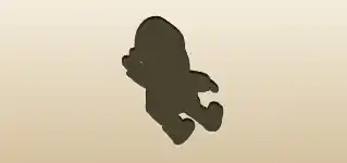 Santa silhouette