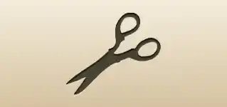 Scissors silhouette
