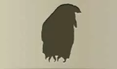 フクロウのシルエット