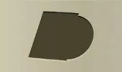 レコードのシルエット