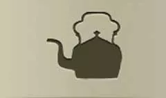 やかんのシルエット
