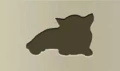 ネコのシルエット