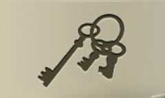 Keys silhouette #3