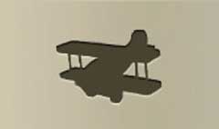 Airplane silhouette #4