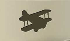 Airplane silhouette #5