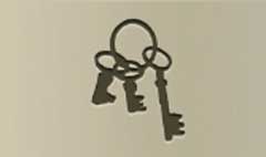 Keys silhouette