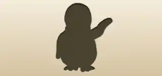 Penguin silhouette
