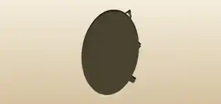 Dartboard silhouette