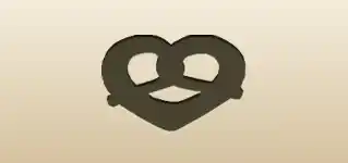Pretzel silhouette