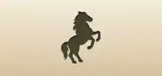 Horse silhouette
