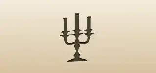 Candelabrum silhouette
