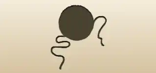 Ball of Yarn silhouette