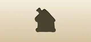Gingerbread House silhouette