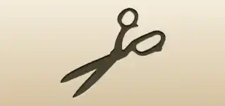 Scissors silhouette