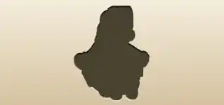 Santa silhouette