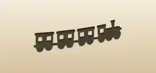 Train silhouette
