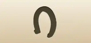 Horseshoe silhouette