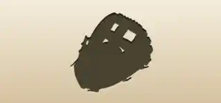 Baseball Glove silhouette