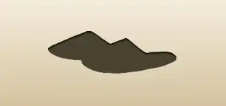 Slippers silhouette