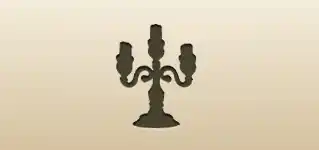Candelabrum silhouette