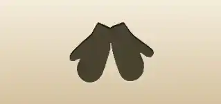 Mittens silhouette