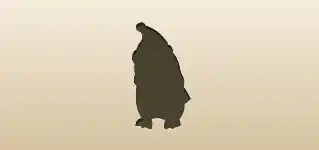 Penguin silhouette