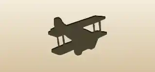 Airplane silhouette