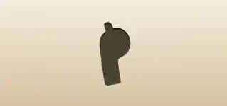 Whistle silhouette