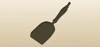 Dustpan silhouette