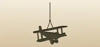 Airplane silhouette
