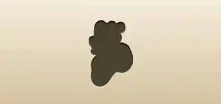 Acorns silhouette