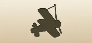 Airplane silhouette