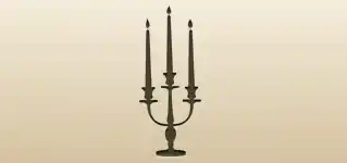 Candelabrum silhouette