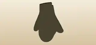 Mittens silhouette