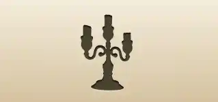 Candelabrum silhouette