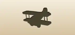 Airplane silhouette