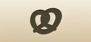 Pretzel silhouette