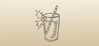 Glass of Milk silhouette