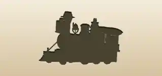 Train silhouette