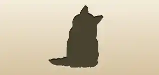 Cat silhouette