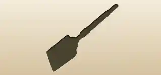 Dustpan silhouette