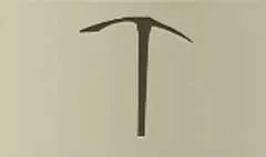 Pickaxe silhouette
