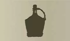 Basket Flask silhouette