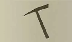 Pickaxe silhouette
