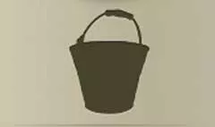 Bucket silhouette