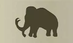 Mammoth silhouette