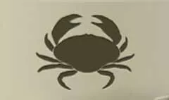 Crab silhouette