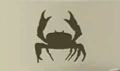 Crab silhouette