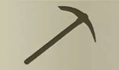 Pickaxe silhouette