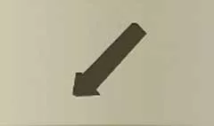Direction Sign silhouette